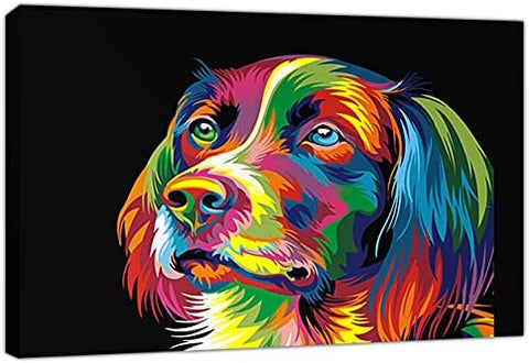 Rainbow Dog Print